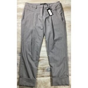 New With Tags James Icon Heather Gray Cigarette Leg Trousers Womens‎ 4 Business